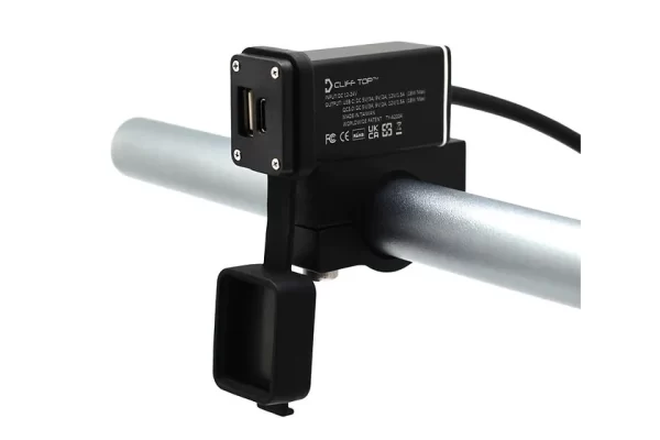 Handlebar Mounted 36W PD USB-C+QC 3.0 (Aluminium) - Cliff Top