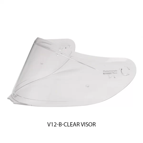 MT Helmets - V12 B Pin-Lock Ready Clear Visor (STINGER B)