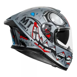 MT Thunder 3 SV PRO Creature Matt Grey Helmet