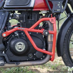 Red Leg Guard with Slider for Himalayan BS6(2021-22) by ZANA - ZI-8215