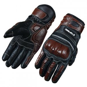 Tarmac Retro Black and Brown Gloves