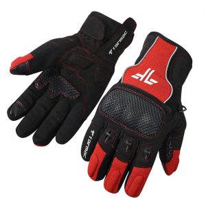 Tarmac Tex Black and Red Gloves