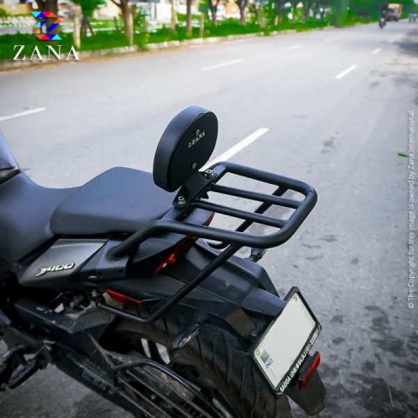 Texture Matt Black Dominar (2017-2022) Top Rack without Plate Compatible with Pillion Backrest-ZI-8164