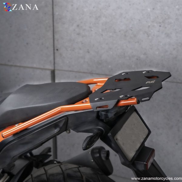 Top Rack with Plate Orange (Type-1) for KTM ADV 250 / 390 / 390 X by ZANA-ZI-8152