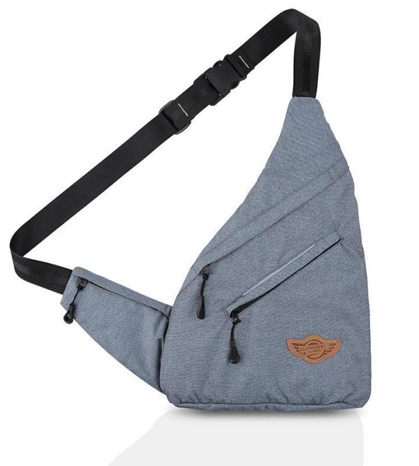 Wing Crossbody Denim Blue Sling Bag for Travel