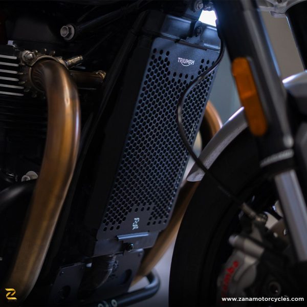 ZANA Black Radiator Guard Honeycomb for Triumph Speed Twin 900- ZP-039