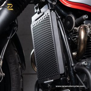 ZANA Radiator Black Grill Honeycomb for Triumph Street Twin-ZP-039