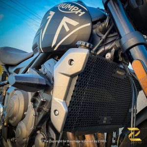 ZANA Radiator Grill Honeycomb Trident (Black Texture)- ZP-001