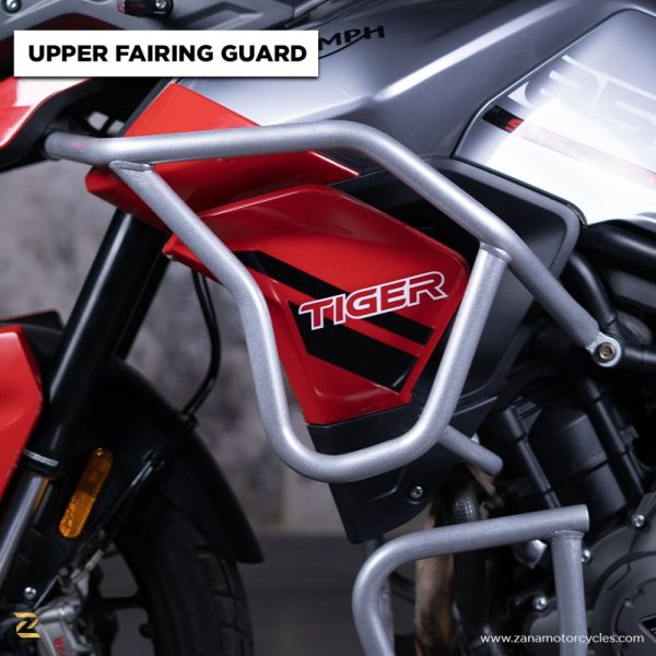 ZANA Upper Fairing Guard (Silver) For Triumph Tiger 850 - ZP-085