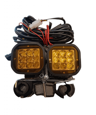 Buy Hjg Square Led Fog Light W With Wiring Harness And Mounts Pair Online At Best Price