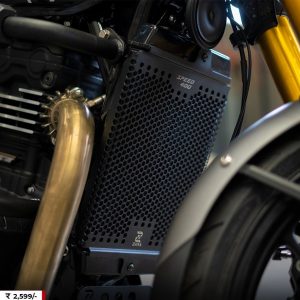 Triumph Speed 400 - Radiator Grill - Honeycomb Black - ZI-8367 2
