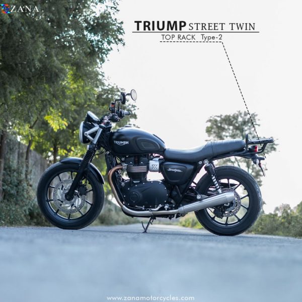 TRIUMPH Street Twin Top Rack with Plate Type-2 - ZANA - ZI-5100