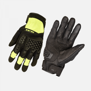 SOLACE - AIRX Dualsport CE Riding Gloves (Neon Green)