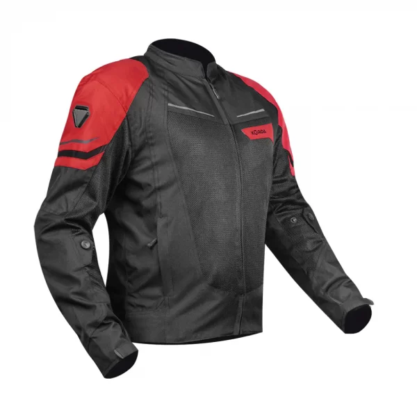 Korda Edge Riding Jacket - Black & Red