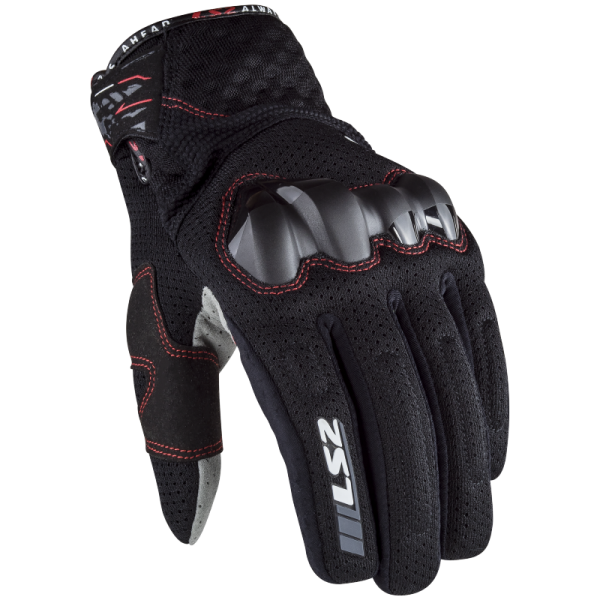 LS2 Chaki Black Man Riding Gloves