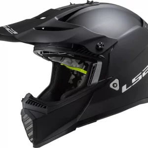 LS2 Fast Evo Solid Matt Black-M Size Helmet MX437