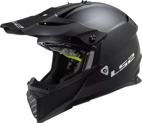 LS2 Fast Evo Solid Matt Black-M Size Helmet MX437