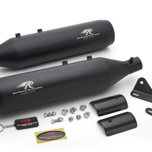 Red Rooster Astral Exhaust for RE Super Meteor 650 - Black Matte