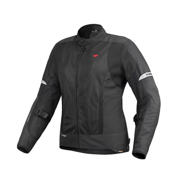 ViaTerra - Ellis Women's Street Mesh Riding Jacket - Black