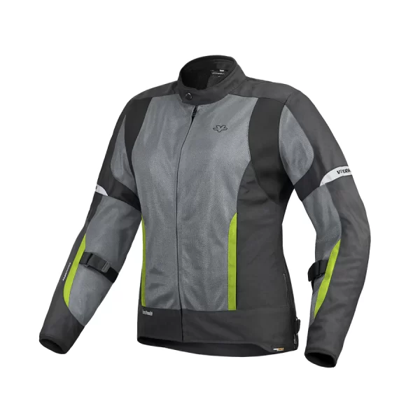 ViaTerra - Ellis Women's Street Mesh Riding Jacket - Fluro Green