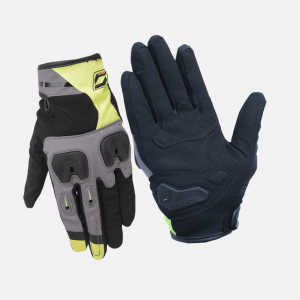 SOLACE - Aura Lite Riding Gloves (Grey-Neon)