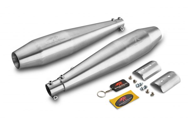 Red Rooster Performance Stellar Exhaust for Royal Enfield Interceptor 650/ GT 650 - Matte