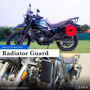 Radiator Guard Honeycomb Black for Hero X-pulse 200