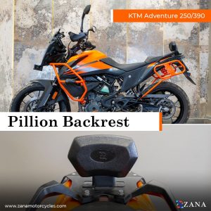 Pillion Backrest for KTM Adventure