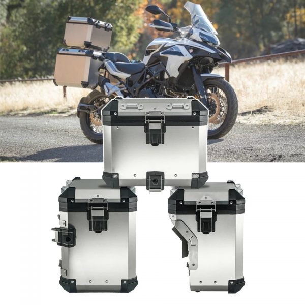 benelli trk 502x pannier top box combo 1