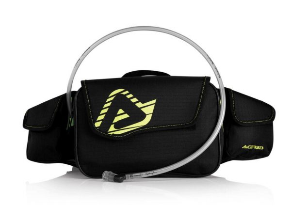 Acerbis Dromy Pack 6.5L - Black/Yellow Fluo with Hydration Bladder 1.5L