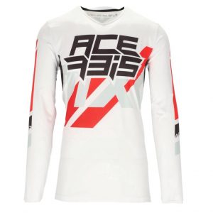 Acerbis MX X-FLEX Three Jersey - WHITERED - 7131604082