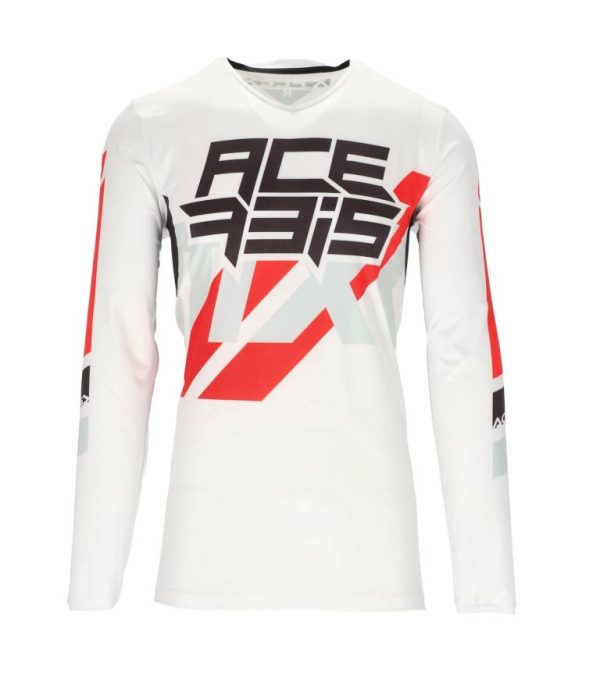 Acerbis MX X-FLEX Three Jersey - WHITERED - 7131604082