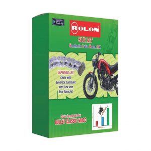 Rolon Chain and Sprocket kit for Bullet Classic 500CC - KIT BS 245