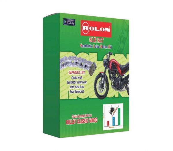 Rolon Chain and Sprocket kit for Bullet Classic 500CC - KIT BS 245