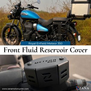 Front Fluid Reservoir Cover - Aluminium For Meteor 350