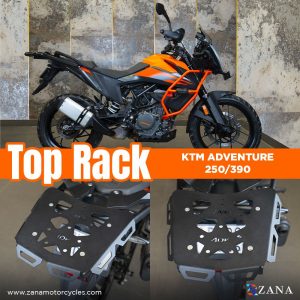 New Top rack Texture matte black V-2 Compatible With Grab Rail  KTM ADV 250/390/390X