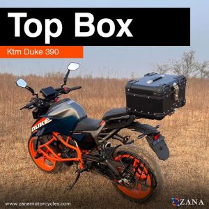 Top Box Aluminium Black (35L) R-Flat for KTM Duke 250/390 Gen-3