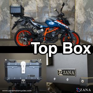 Top box Aluminium Black
