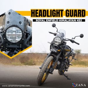 ZANA Head Light Guard for Himalayan 450 (Black Color - Stainless Steel) Type-1 - ZI-8436