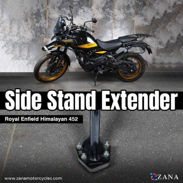 ZANA Side Stand Extender For Royal Enfield Himalayan 450 (Aluminium & Stainless Steel) - ZI-8431