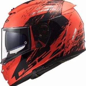 LS2 FF390 Breaker Evo Matt Black Orange Animal Helmet