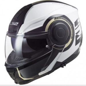 LS2 FF902 Scope Arch Gloss White Titanium Helmet