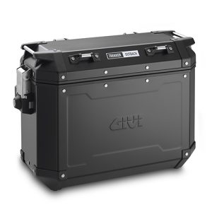 GIVI Trekker Outback Black Line Aluminium Side-case Matt Black Painted 37 Ltr