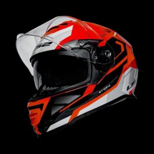 LS2 FF800 Storm Ii Kronos Red White Helmet