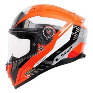 LS2 FF811 Vector II Stylus Gloss Fluo Orange Black Helmet