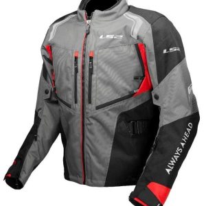 LS2 Narvik Riding Jacket - Black Dark Grey