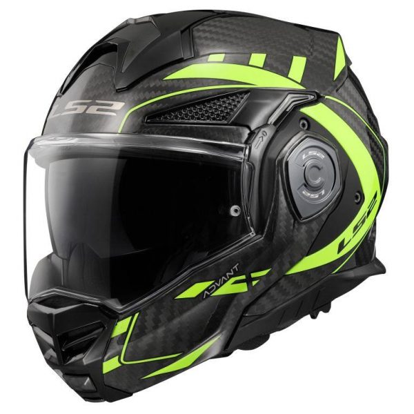 LS2 Helmets Advant X C Future H-v Yellow-06 - FF901