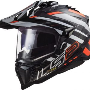 LS2 Helmets Explorer C Edge Fluo Orange-06 - MX701