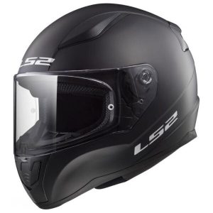 LS2 Helmets Mini Solid Gloss Black Kids Helmets - FF353