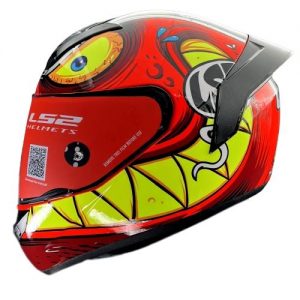 LS2 Helmets Rookie Rampage Fluo Orange - FF352